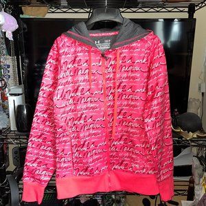 Small Under Armour Storm Breast Cancer Zip-Up Hoodie